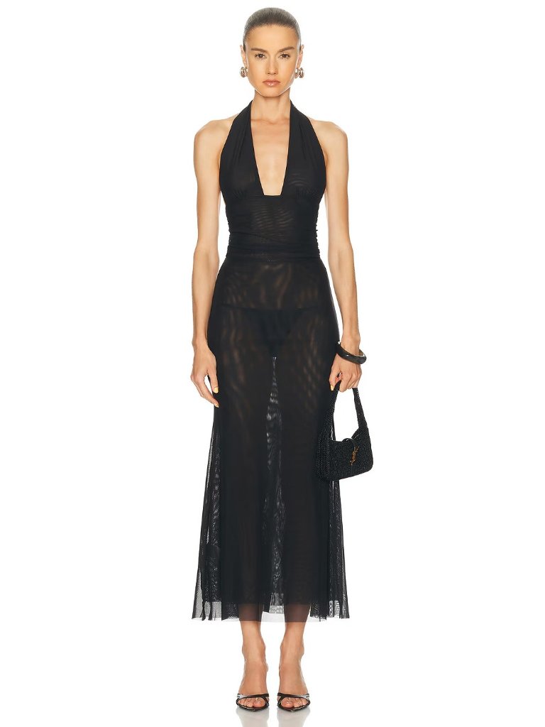 Bond Eye Alessia Maxi Dress In Black